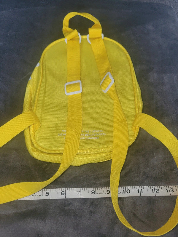 Adidas Originals Mini Backpack – Yellow with Trefoil Logo