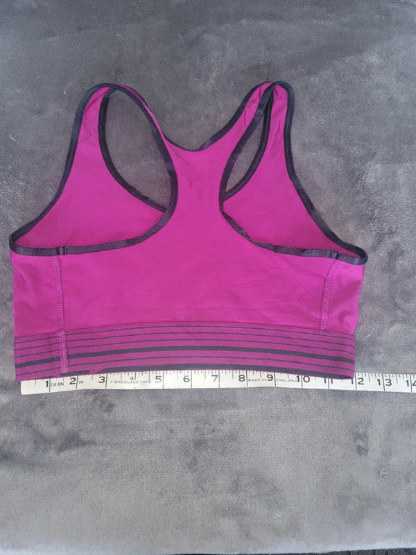 Under Armour Sports Bra Pink/Black – Size S