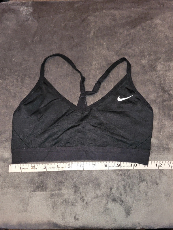 Nike Black Strappy Sports Bra – Size S