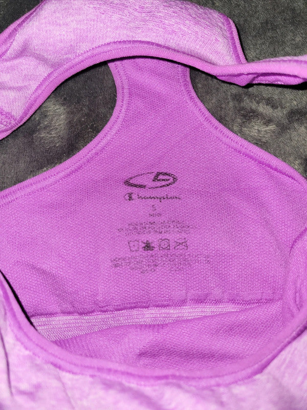 Champion DuoDry Purple Sports Bra Women’s Size S Medium Racerback