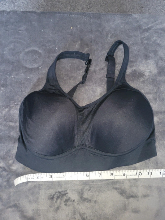 Champion Duo Dry Black Sports Bra 34D High Support