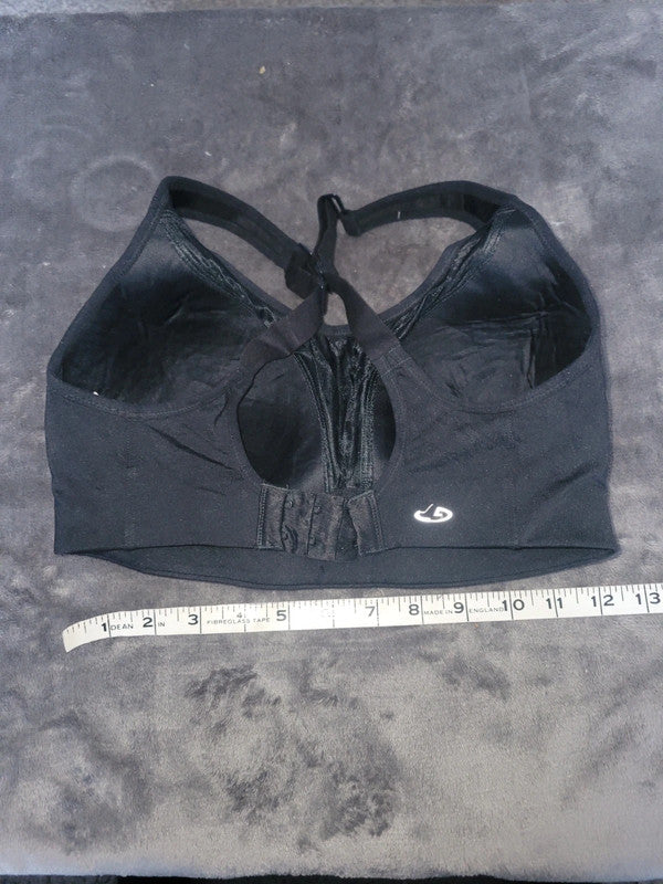Champion Duo Dry Black Sports Bra 34D High Support