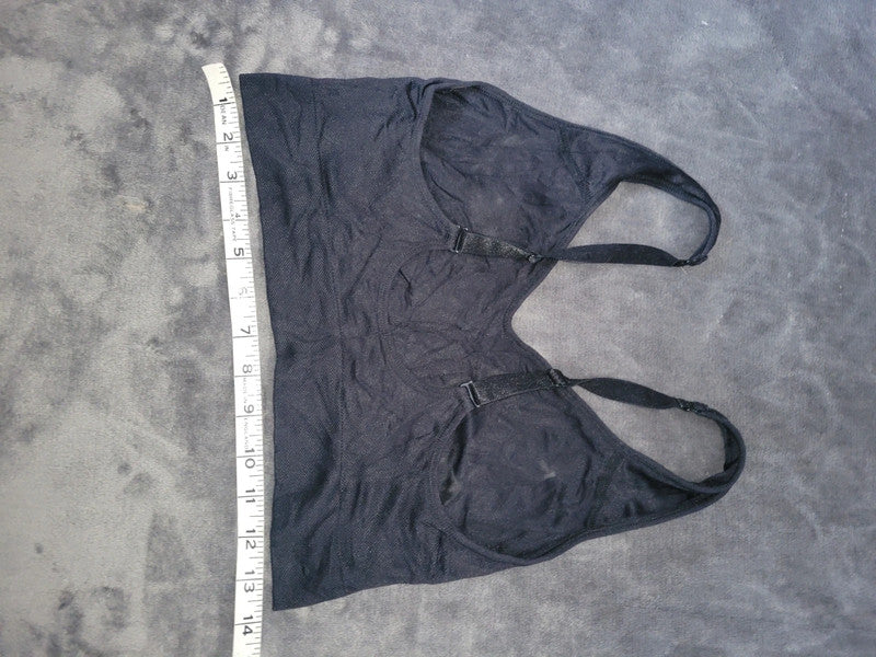 Puma Sports Bra Black Size L Adjustable Straps
