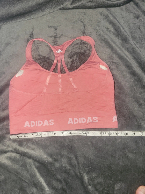 Adidas Pink Strappy Back Sports Bra | Activewear