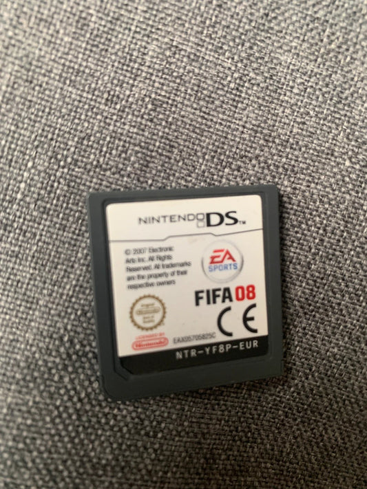 Nintendo DS cartridge, this time FIFA 08 by EA Sports.