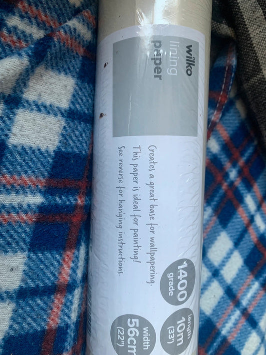 Wilko lining paper