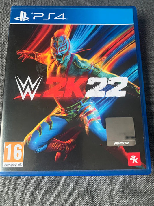 WWE 2K22 for PlayStation 4.