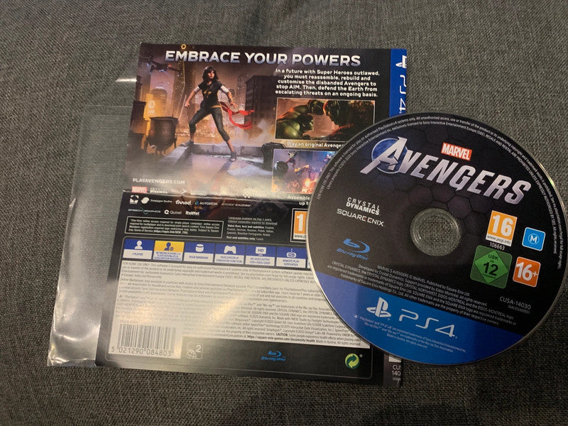 Marvel’s Avengers PS4 game.