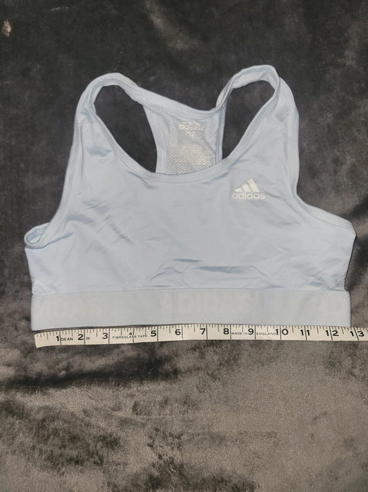 Adidas Aeroready Sports Bra – Light Blue – Size XL