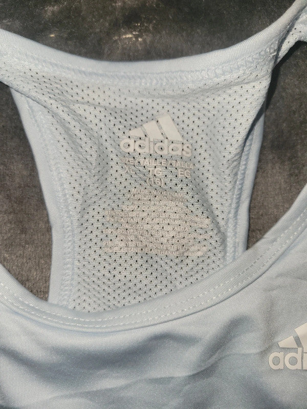 Adidas Aeroready Sports Bra – Light Blue – Size XL