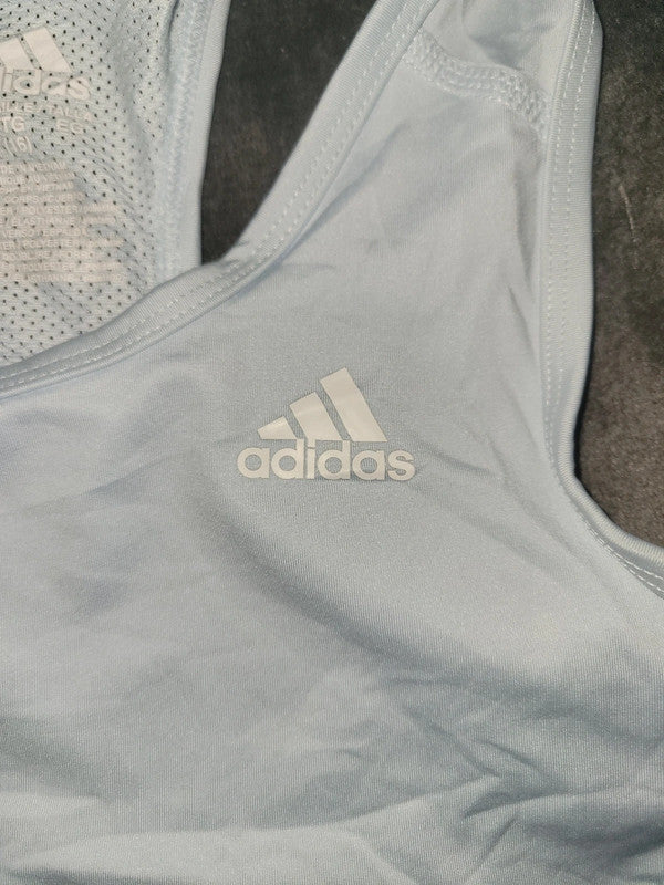 Adidas Aeroready Sports Bra – Light Blue – Size XL