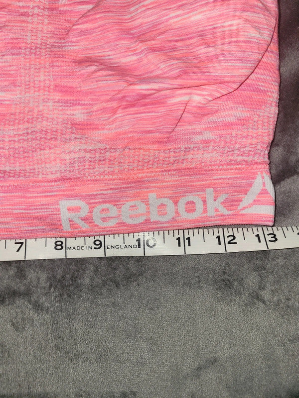 Reebok Sports Bra – Pink Marl – Adjustable Straps – Size XL