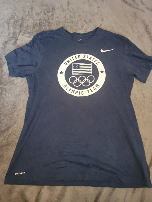 Vintage Nike Dri-FIT United States Olympic Team T-Shirt – Navy – Size L