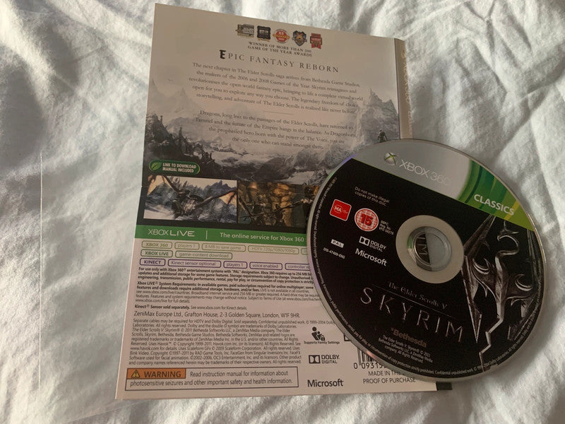 The Elder Scrolls V: Skyrim (Xbox 360 Classics Edition)