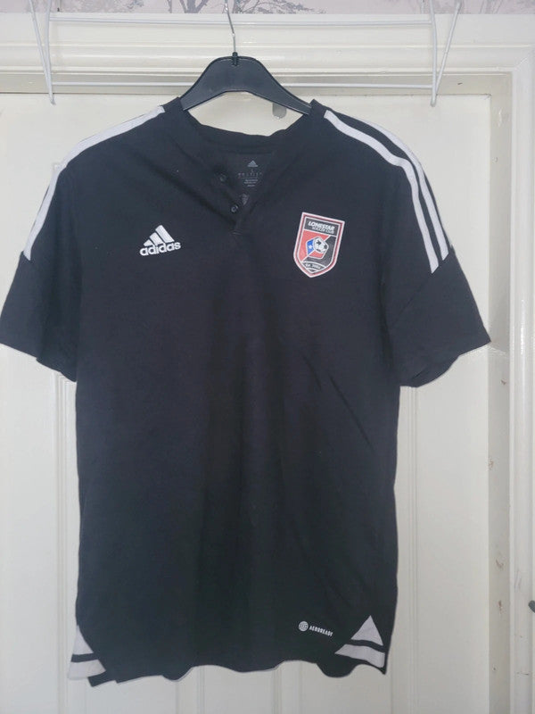 Vintage Adidas Lonestar Soccer Club Training Jersey – Black – Size L