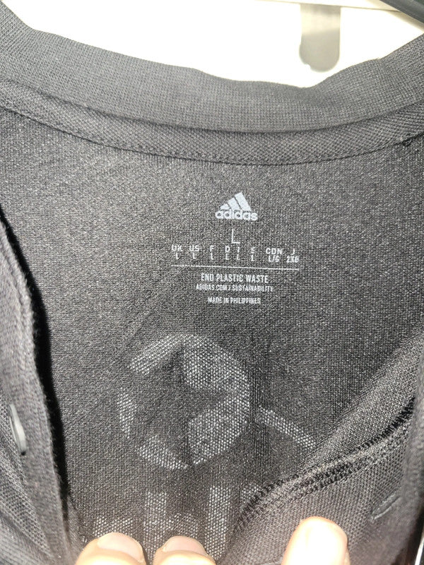 Vintage Adidas Lonestar Soccer Club Training Jersey – Black – Size L