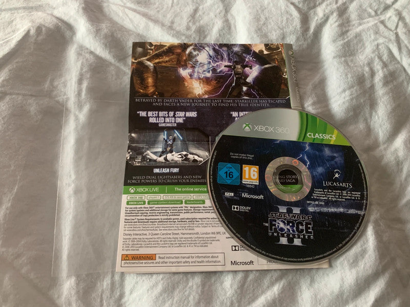 Xbox 360 Star Wars: The Force Unleashed II Classics Edition