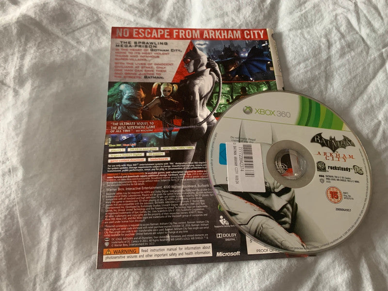 Batman: Arkham City for Xbox 360.