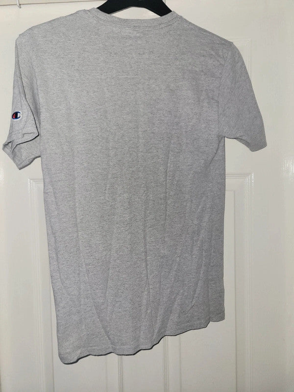 Vintage Champion Germanna GCC Graphic T-Shirt – Grey – Size Small