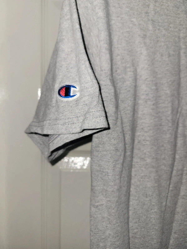Vintage Champion Germanna GCC Graphic T-Shirt – Grey – Size Small