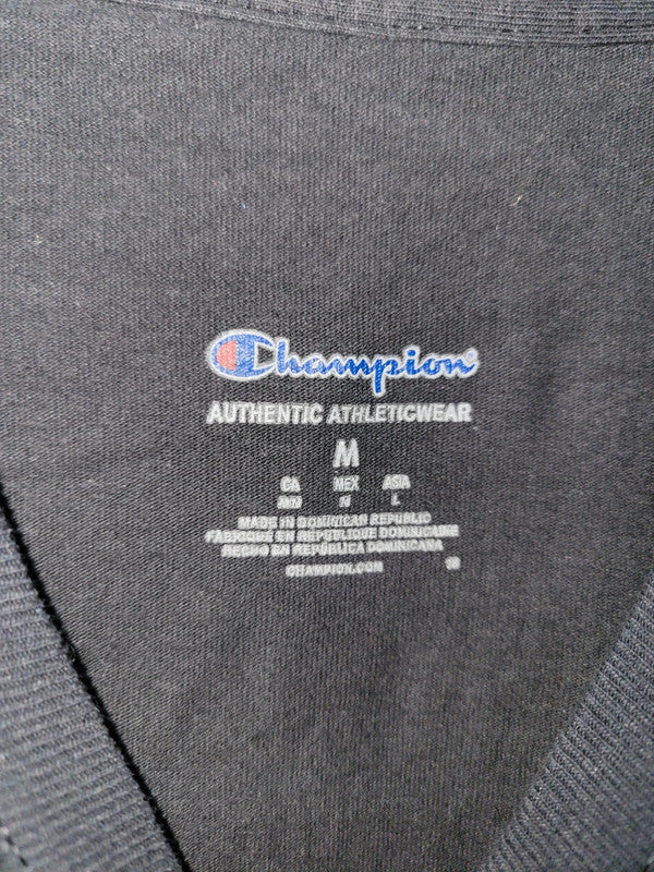 Vintage Champion Human Relations Council Graphic T-Shirt – Black – Size M