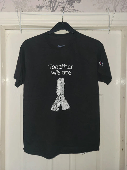 Vintage Champion Human Relations Council Graphic T-Shirt – Black – Size M