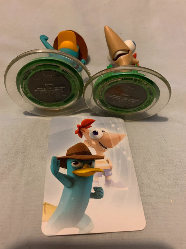 Disney Infinity figures from the Phineas and Ferb series