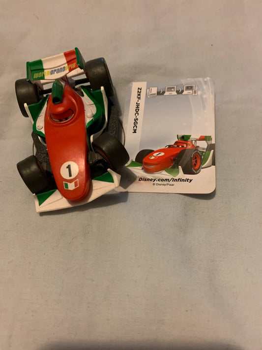 Francesco Bernoulli from Cars 2, part of the Disney Infinity 1.0 collection.