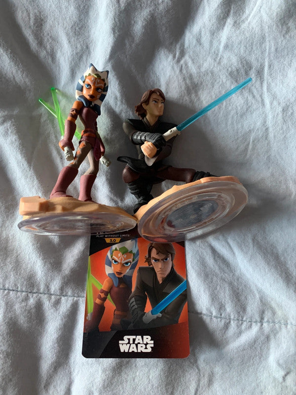 Anakin Skywalker and Ahsoka Tano from Star Wars