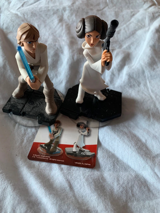 Luke Skywalker and Princess Leia Organa from Star War
