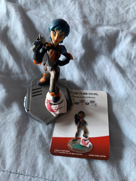 Sabine Wren from Star Wars Rebels, part of the Disney Infinity 3.0