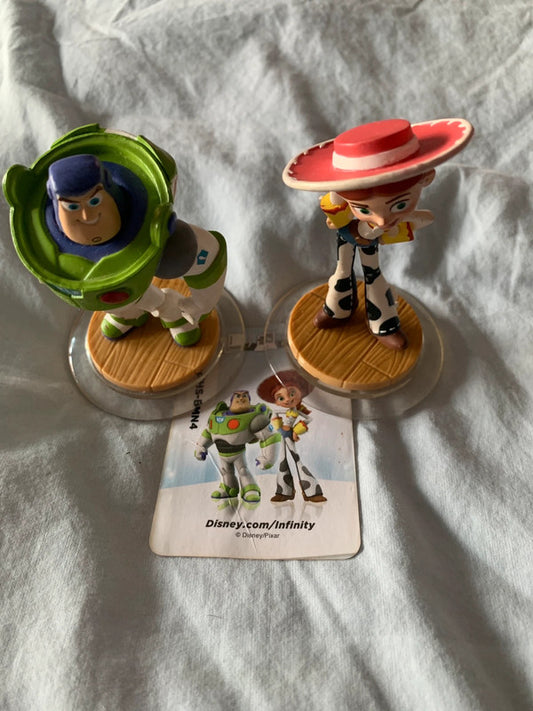Buzz Lightyear and Jessie from Toy Story, part of the Disney Infinity 1.0