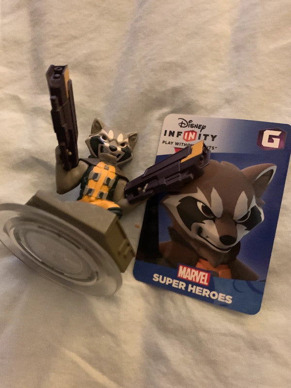 Rocket Raccoon from Guardians of the Galaxy, part of the Disney Infinity 2.0
