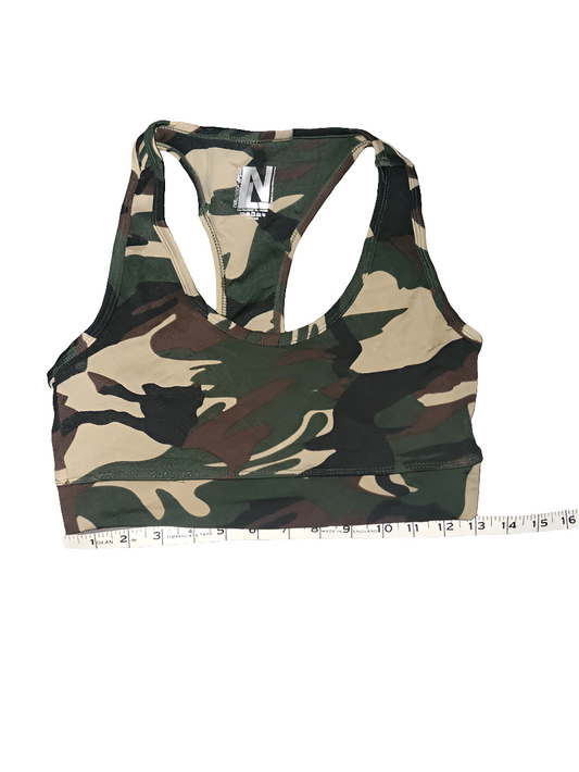 New Look Sport Camo Print Sports Bra – Women’s S