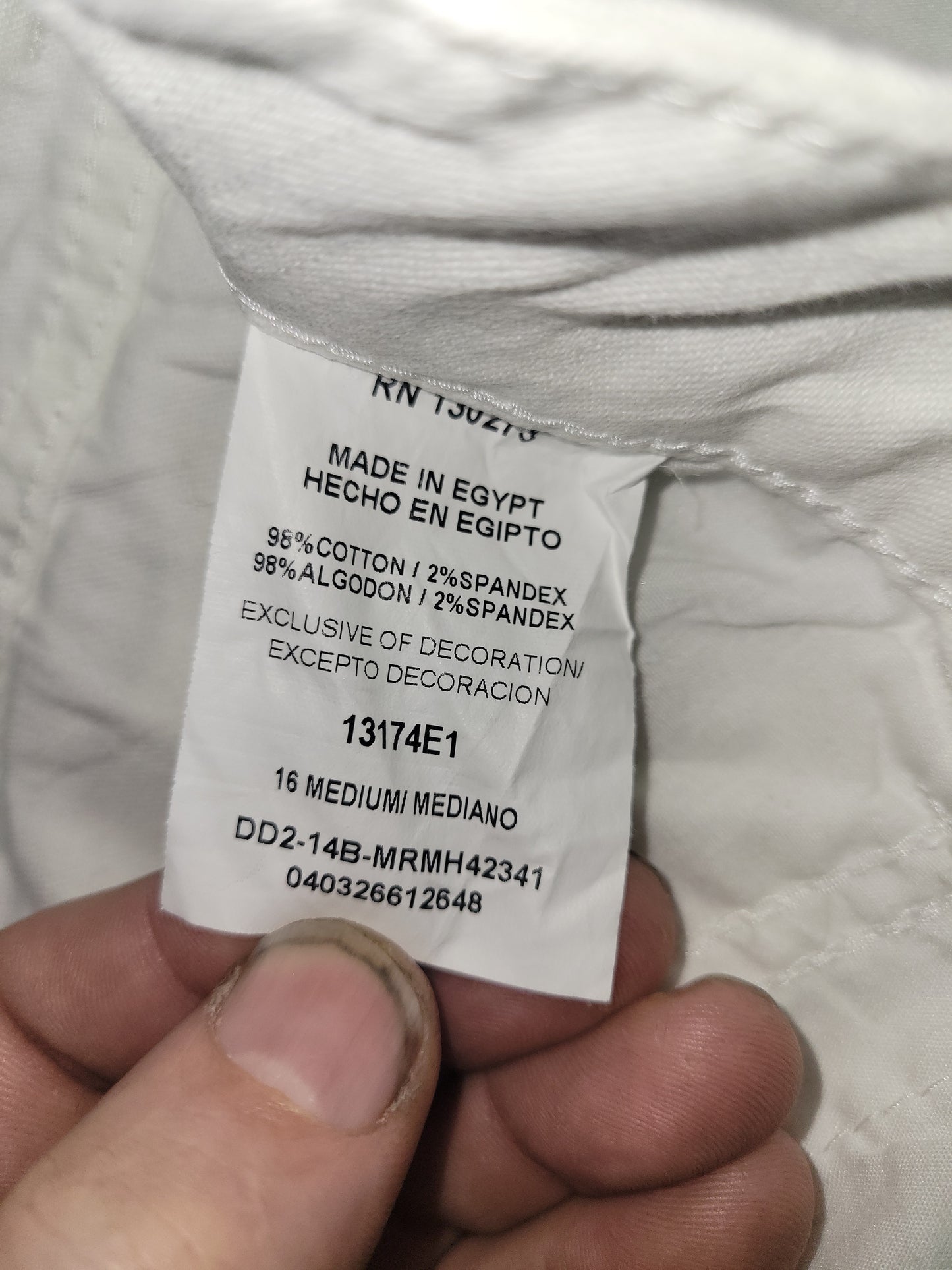 Riders by Lee White Denim Shorts (Size 16 Medium)